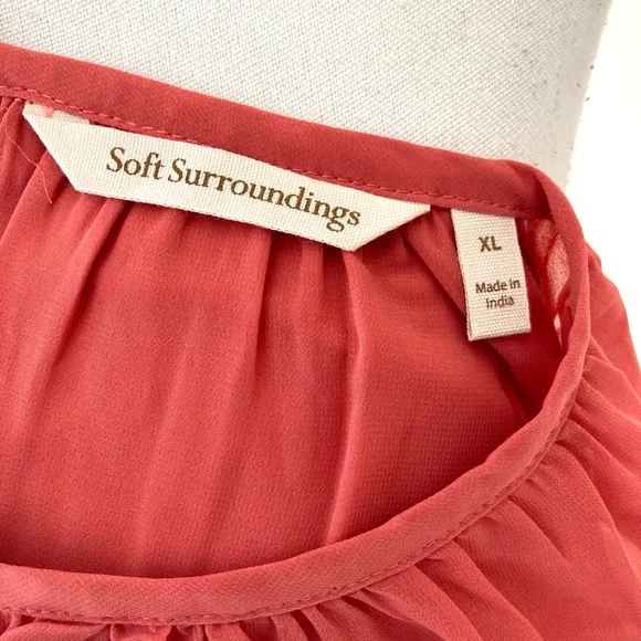 NWOT Soft Surroundings Sunrise Canyon Bella Top Size XL - Picture 10 of 11